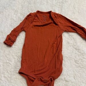 Kyte BABY Rust Long Sleeve One Piece